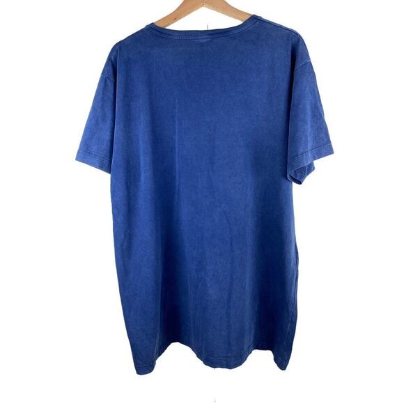 ZOE Men's Size XXL Blue Short Sleeve 100% Cotton Octopus T-Shirt - Picture 3 of 5